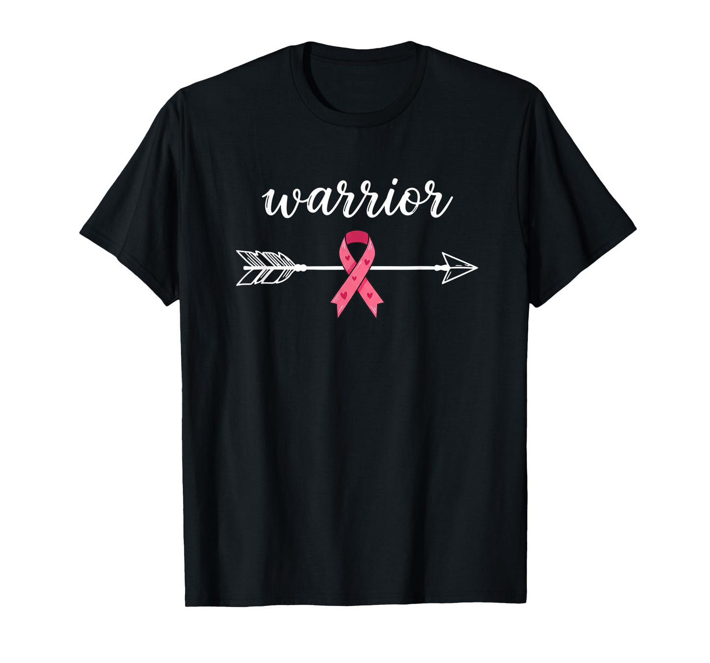 Breast Cancer Awareness Warrior Ribbon Arrow T-Shirt
