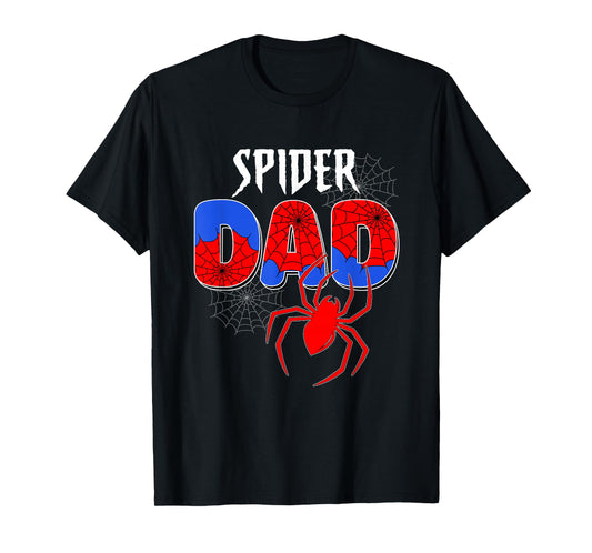 Funny Spiders Dad Matching Family Birthday Father's Day T-Shirt