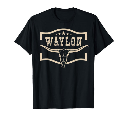 Vintage Waylon Name Personalized Men Women Kids T-Shirt