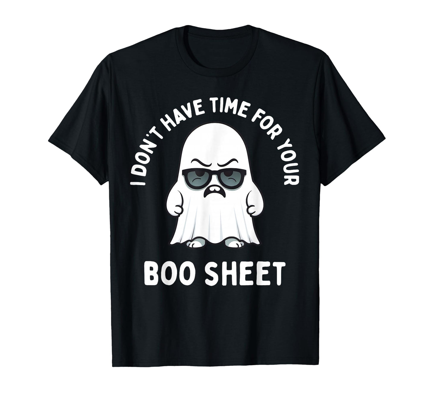 Boo Sheet Ghost Funny Halloween Costume Men Women T-Shirt