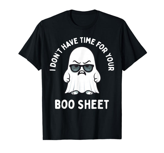 Boo Sheet Ghost Funny Halloween Costume Men Women T-Shirt