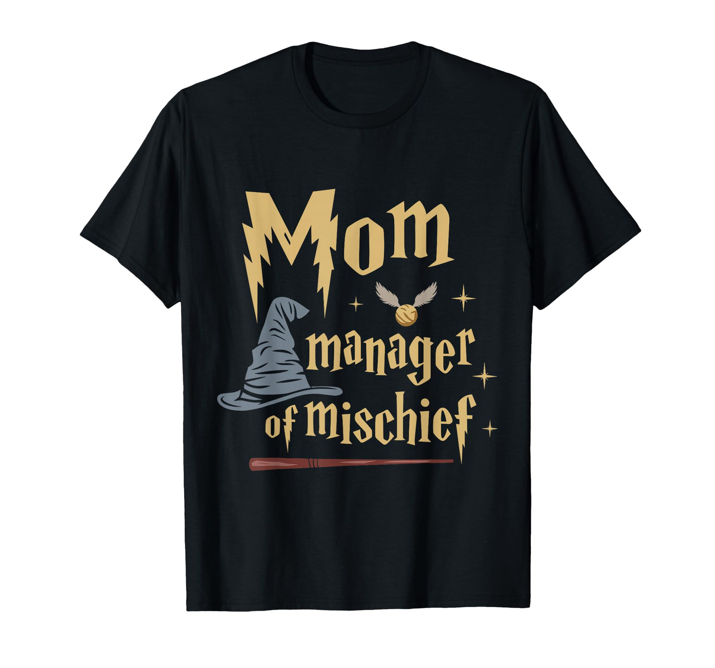 Funny Women Magical Mom Manager of Mischief Mother's Day T-Shirt