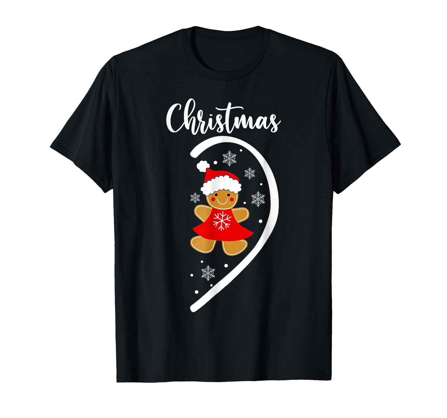 Merry Christmas Gingerbread Couple Christmas Pajama Matching T-Shirt