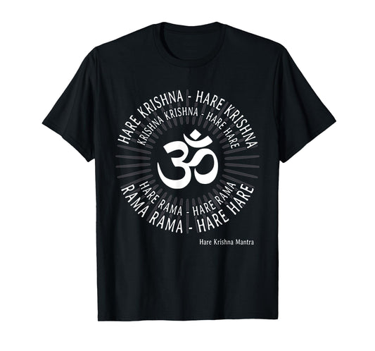 Hare Krishna Shirt Spiritual Hare Krishna Mantra T-Shirt