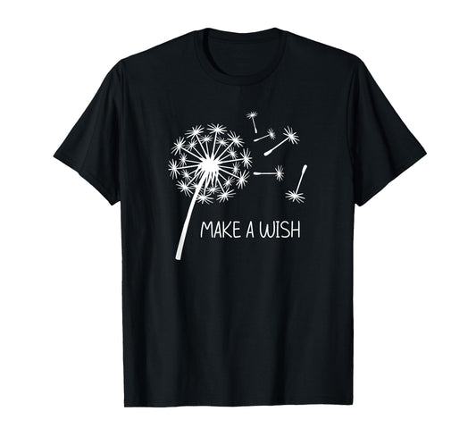 Dandelion Make A Wish, Flowers Graphic, Nature, Family T-Shirt