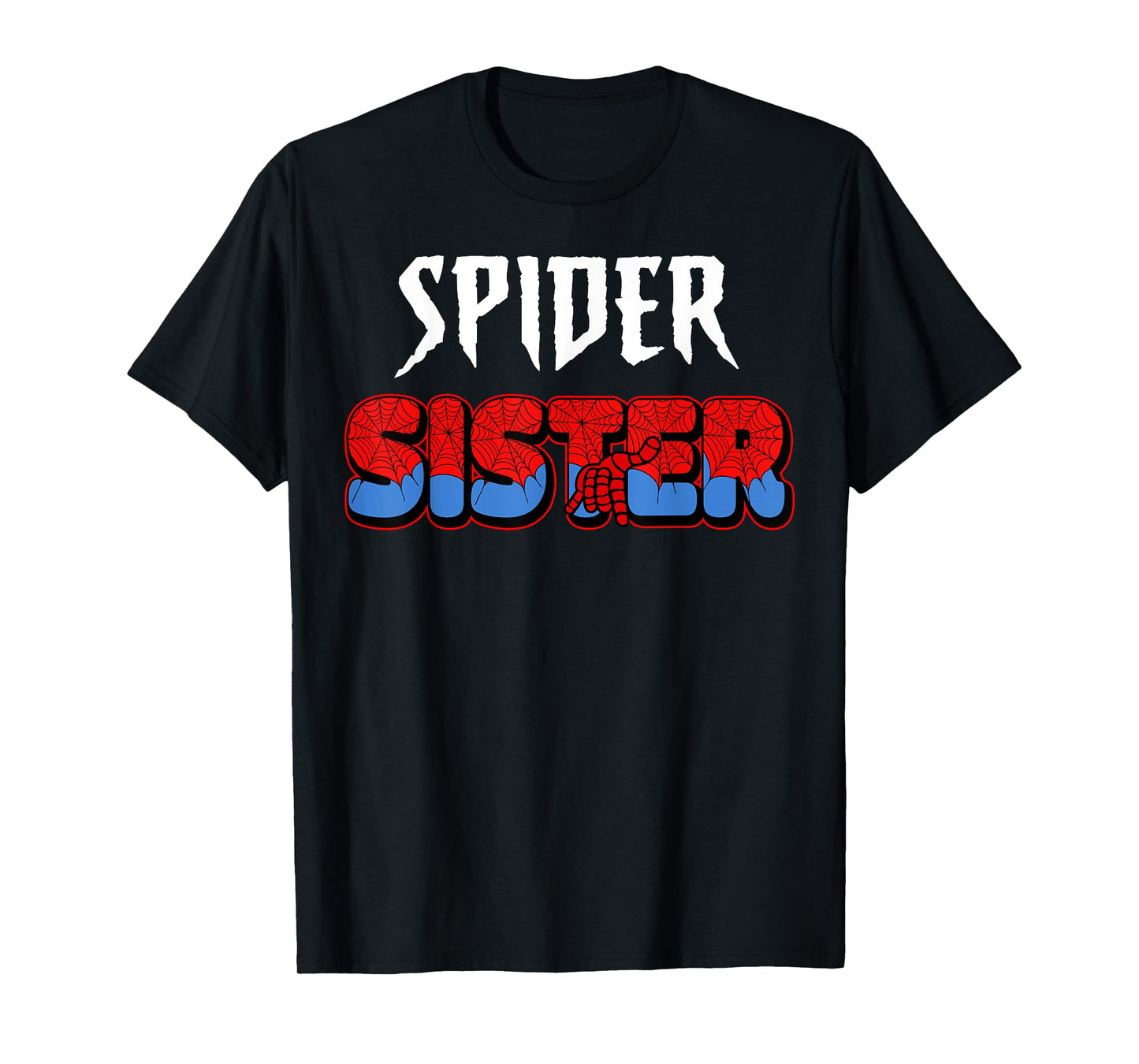 Groovy Spider Sister Matching Family Birthday Party Theme T-Shirt