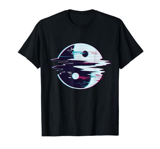 Yin Yang Glitch Spiritual Buddhism Yoga Goa Psy Trance Gift T-Shirt