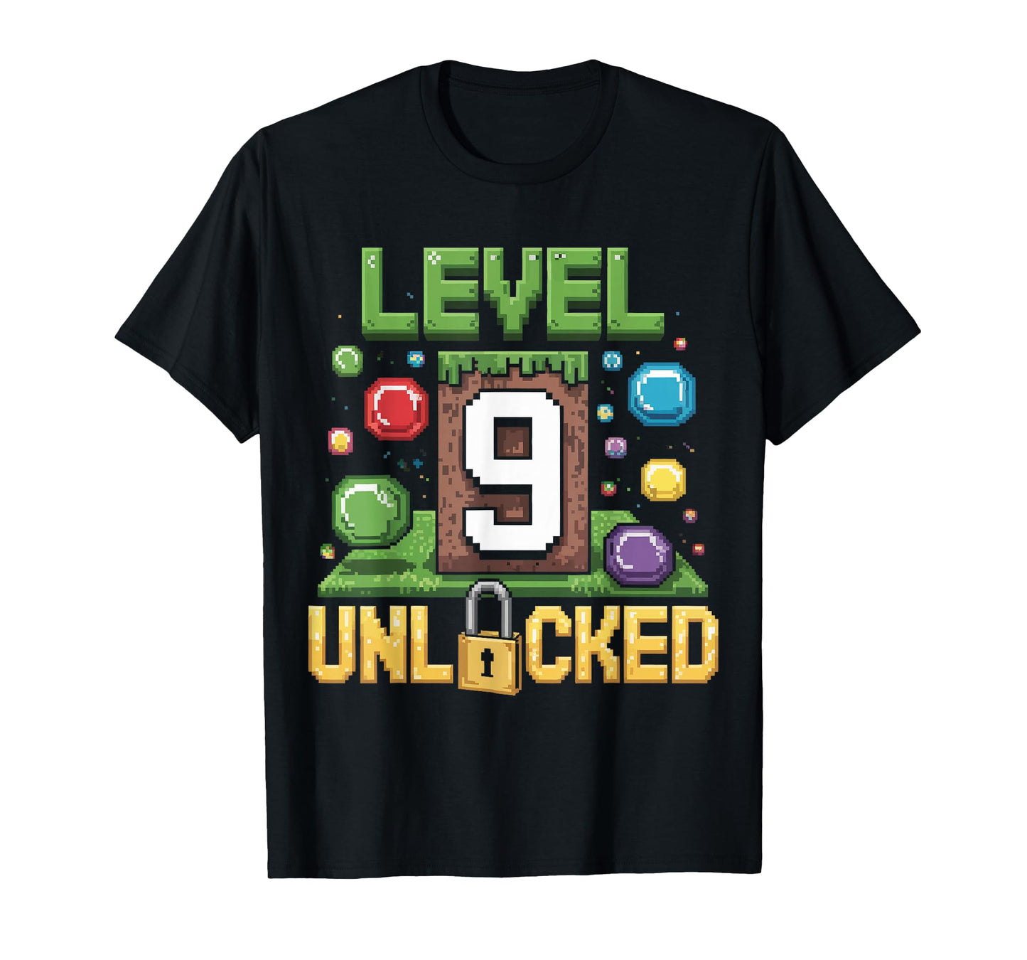 Birthday Children's Shirt Level 9 Unlocked 9 T-Shirt
