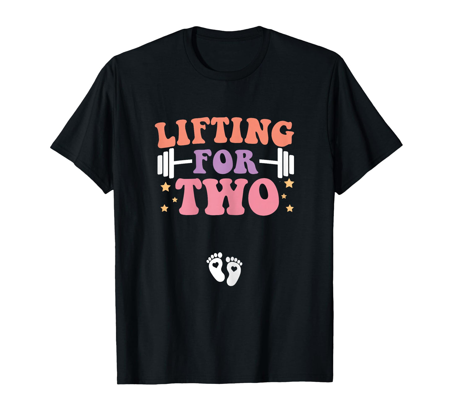 Lifting For Two Funny Pregnancy Gym Workout Expecting Mom T-Shirt