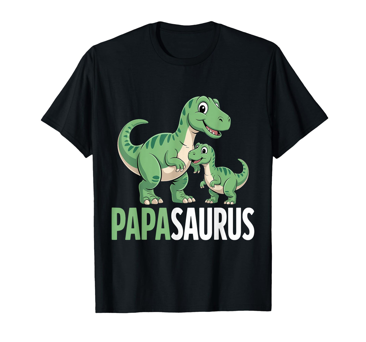 Father's Day Papasaurus Funny Dino Kids Dad T-Shirt
