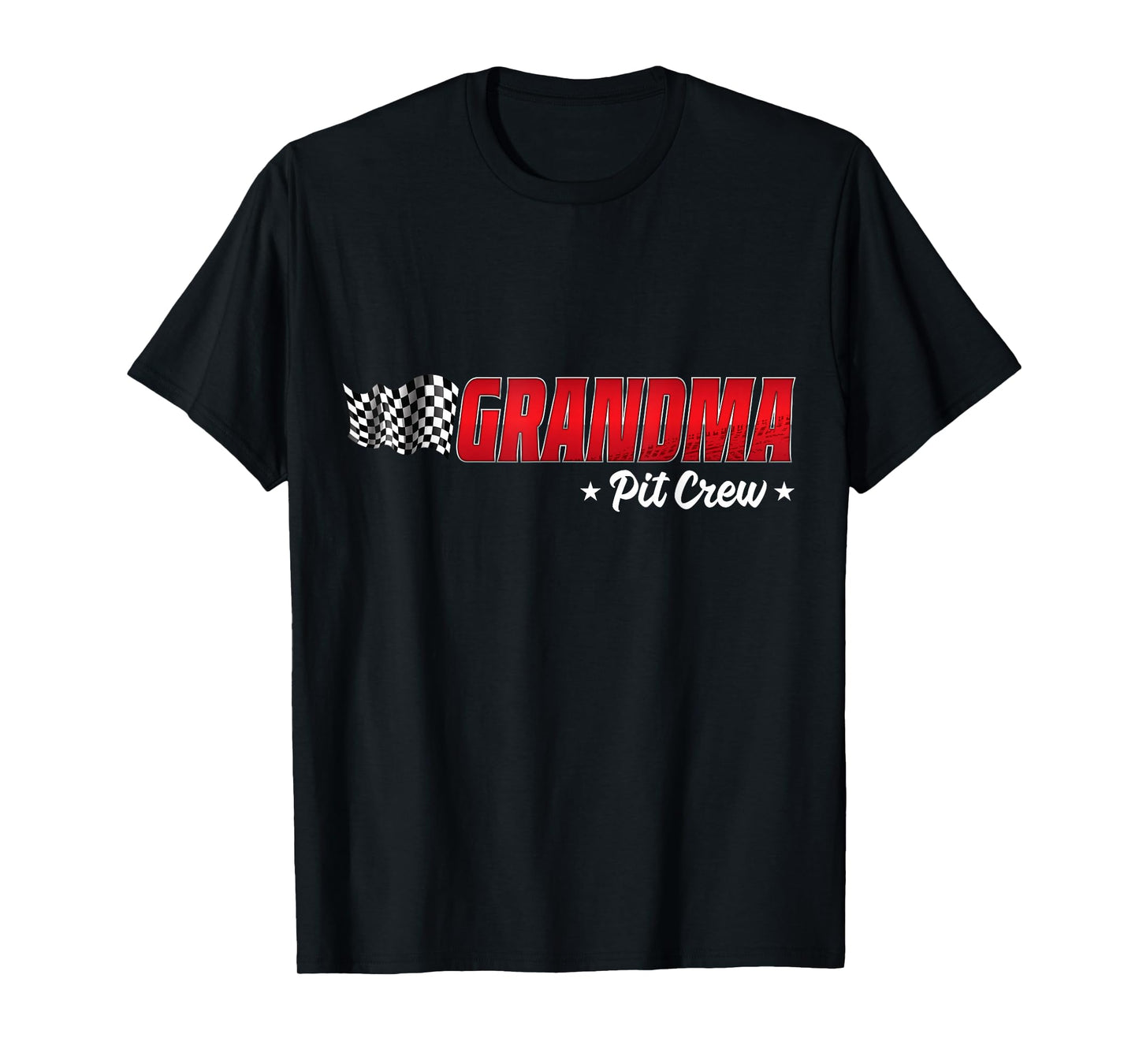 Grandma Pit Crew Race Car Birthday Family Racing Adult Women T-Shirt