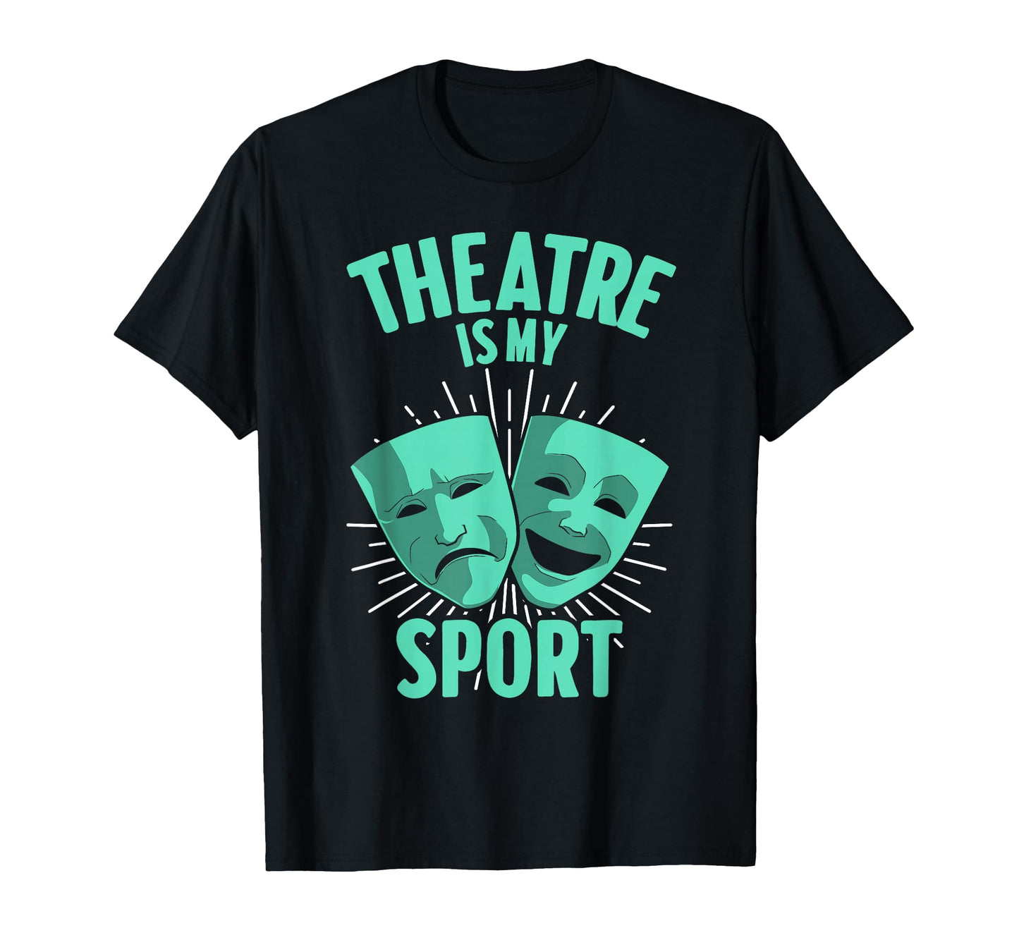 Cute Theatre Art for Men Women Kids Broadway Musical Theater T-Shirt