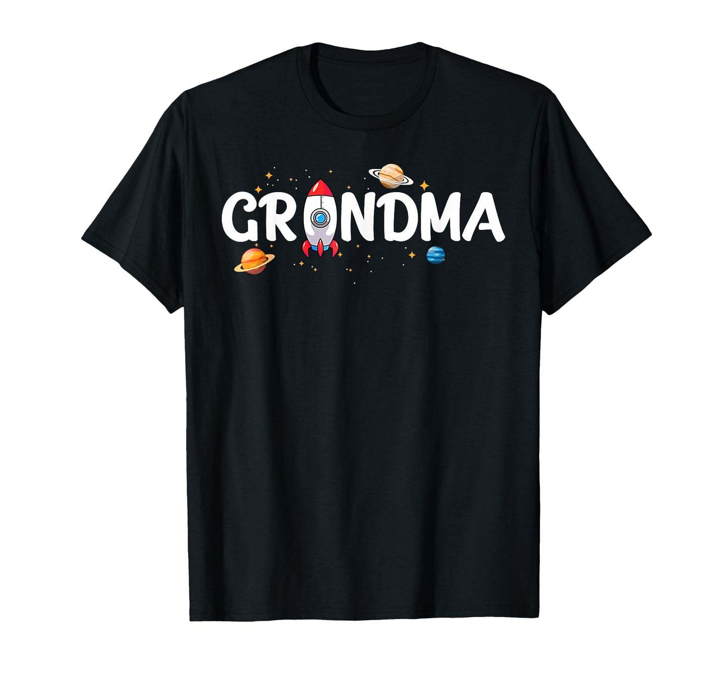Grandma of The Birthday Boy Astronaut 1st Birthday Family T-Shirt