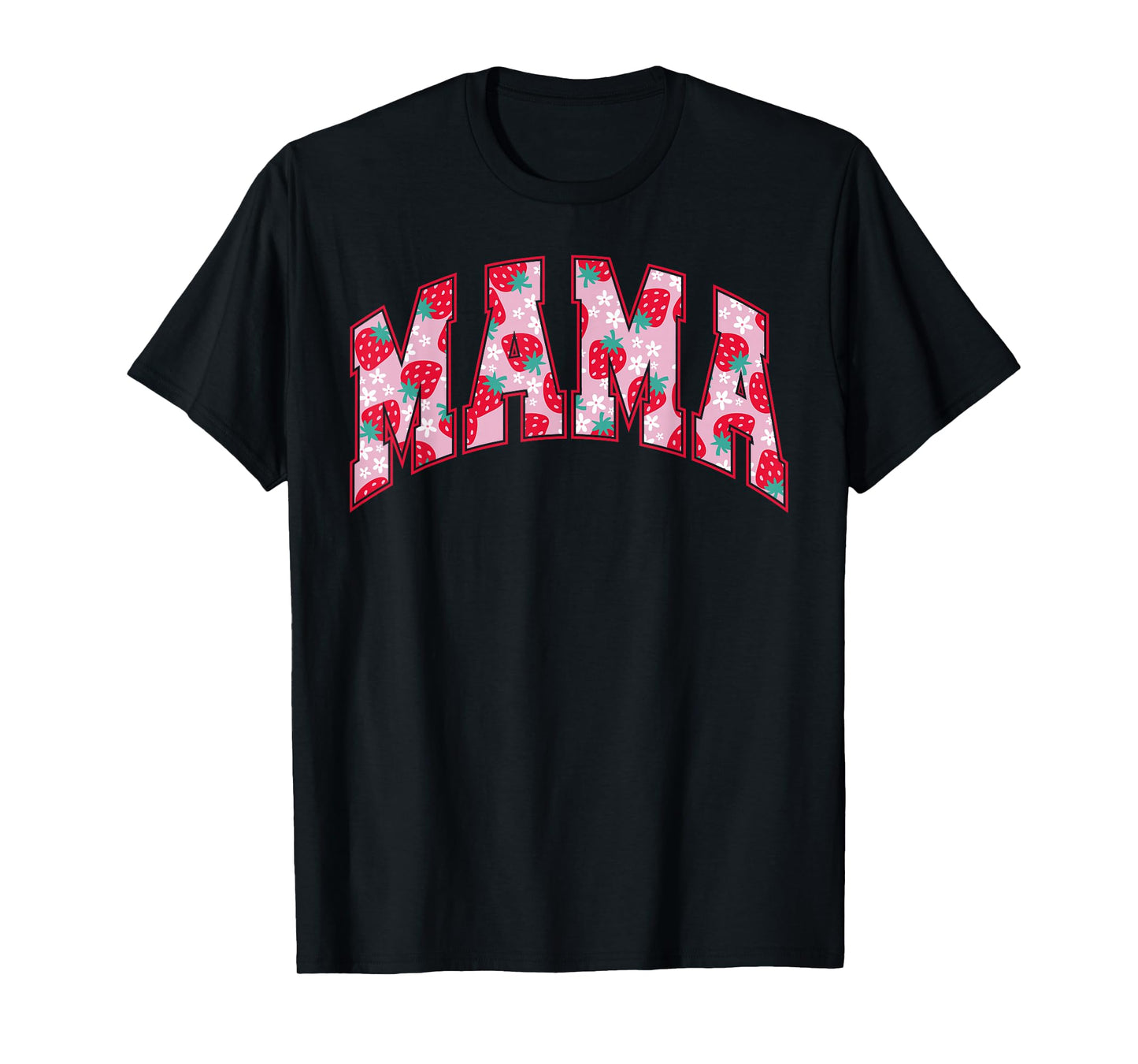 Mama Of The Berry First Birthday Strawberry Family Matching T-Shirt