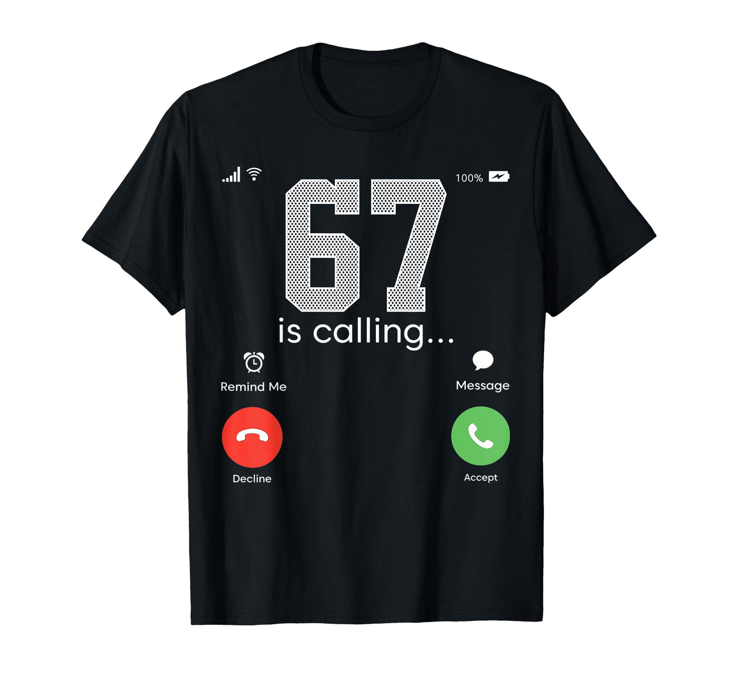 6 7 Meme Kids Six Seven Youth Funny 6 7 Costume T-Shirt