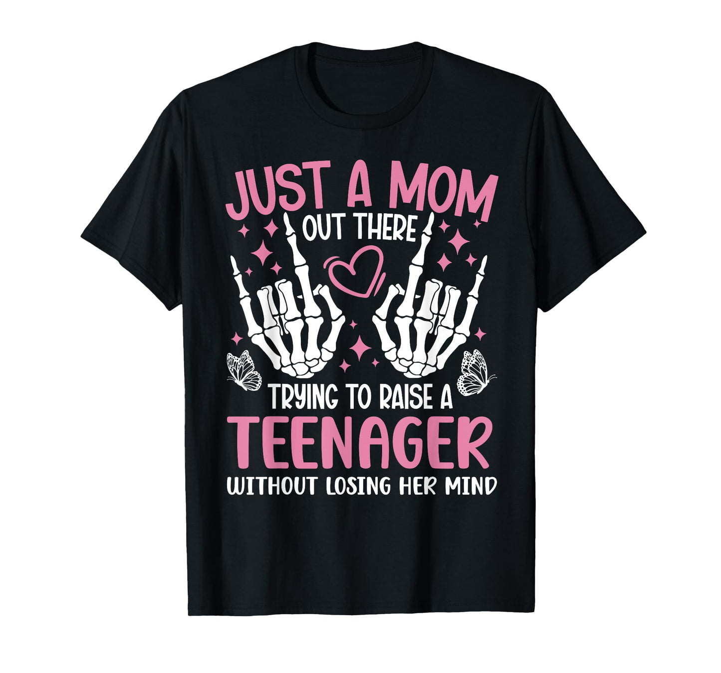 Funny Mom Of A Teenager Mama Teenager Mom Of Teenagers T-Shirt
