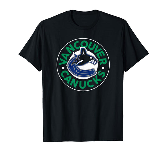 Vancouver Canucks Symbol Navy Blue Officially Licensed T-Shirt