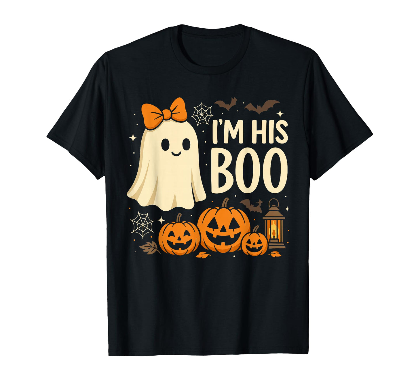 Halloween His and Hers Matching Outfits, Ghost I'm His Boo T-Shirt
