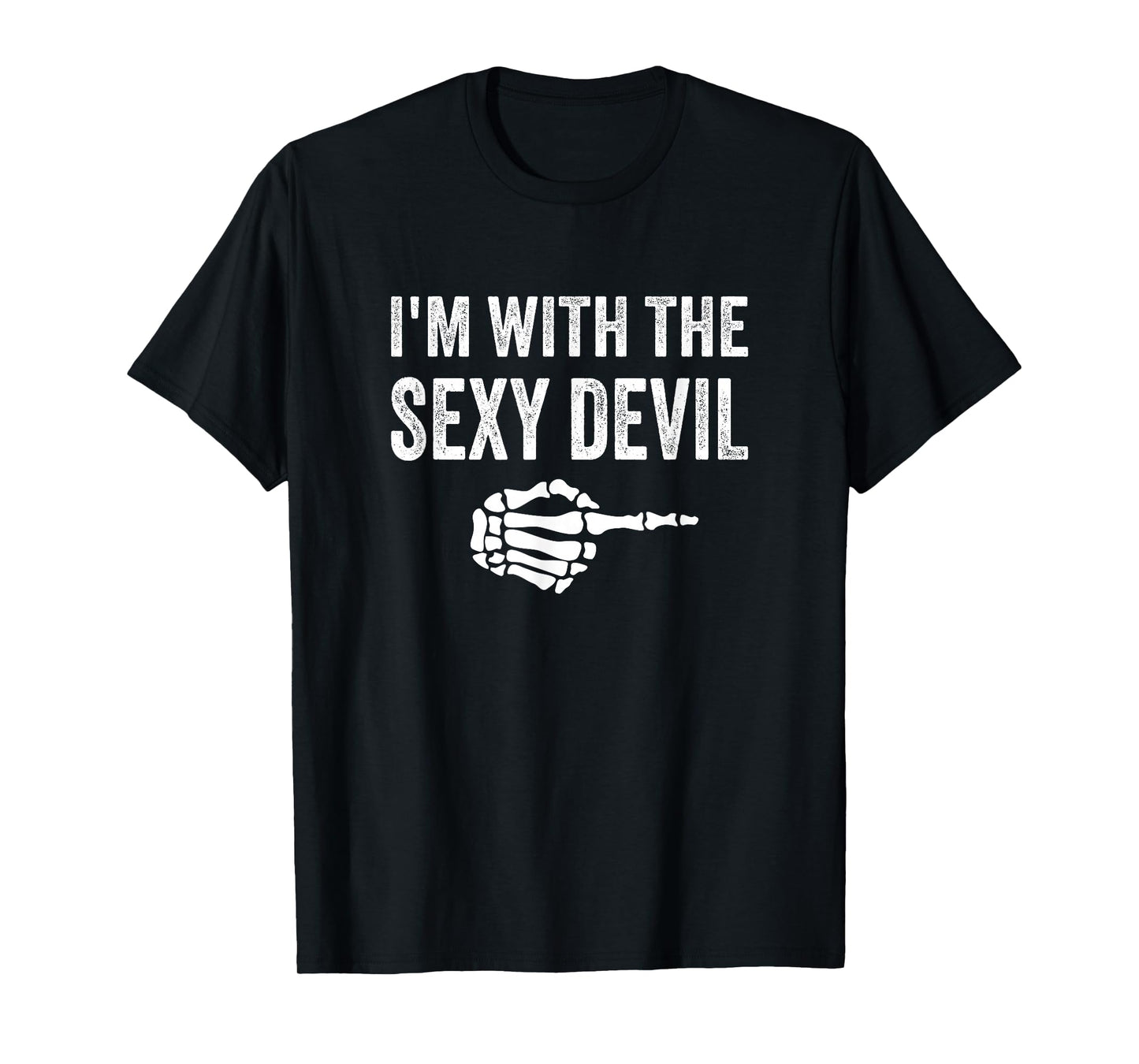 I'm with The Sexy Devil Halloween Couples Costume T-Shirt
