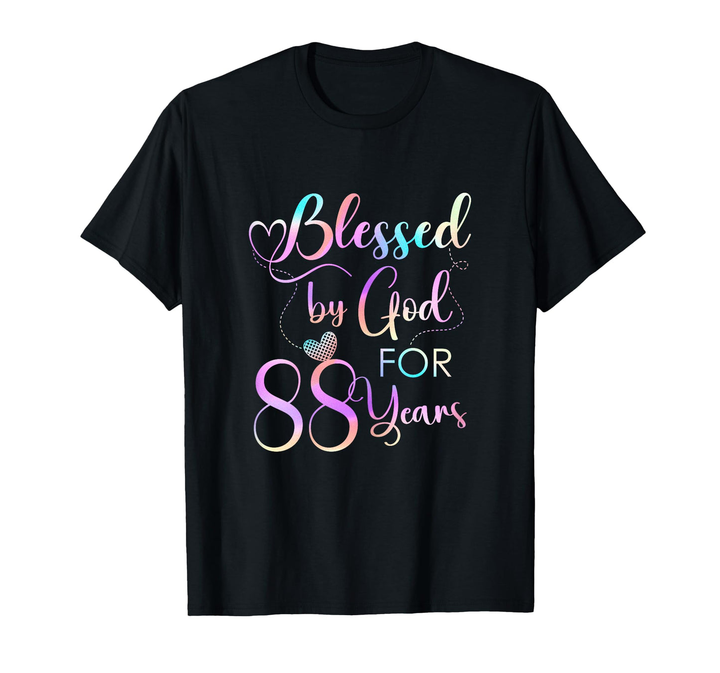 Blessed By God For 88 Years Old Women 88th Birthday Gifts T-Shirt