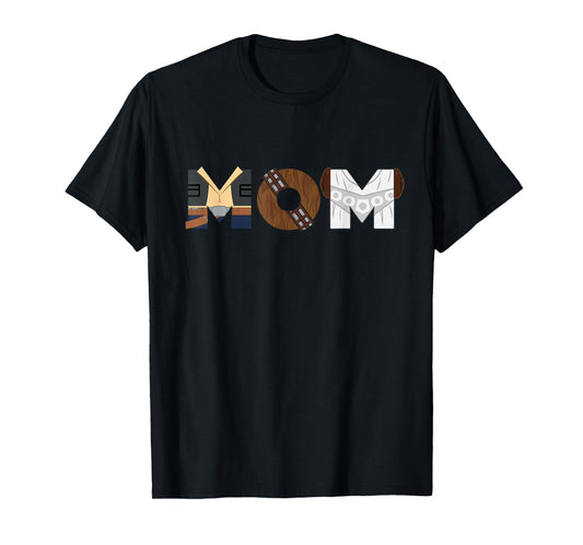 Star Wars Han Solo Chewbacca Leia Mom Mother’s Day Birthday T-Shirt