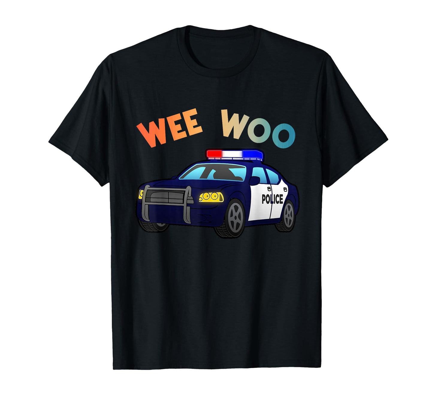 Funny Police Officer Art for Men Women Kids Boys Cop Police T-Shirt