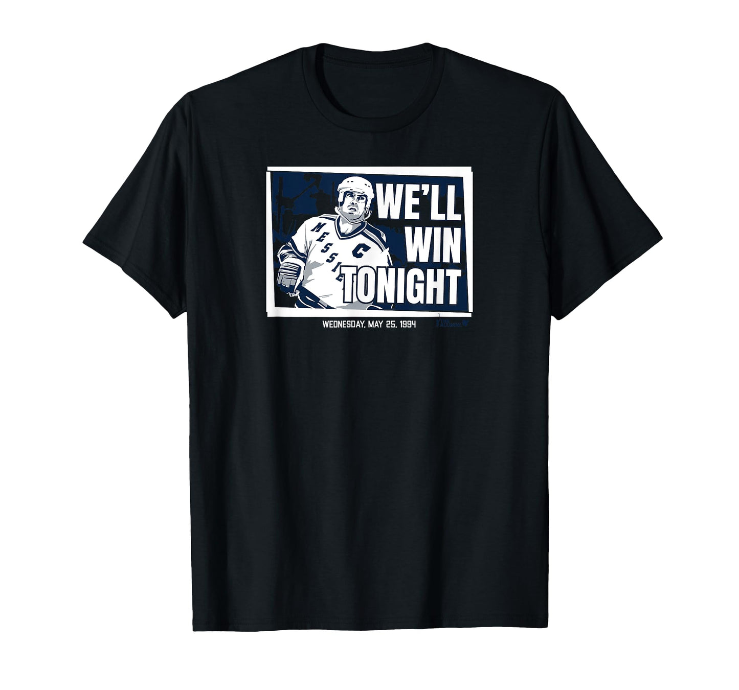 Mark Messier - We'll Win Tonight - New York Hockey T-Shirt