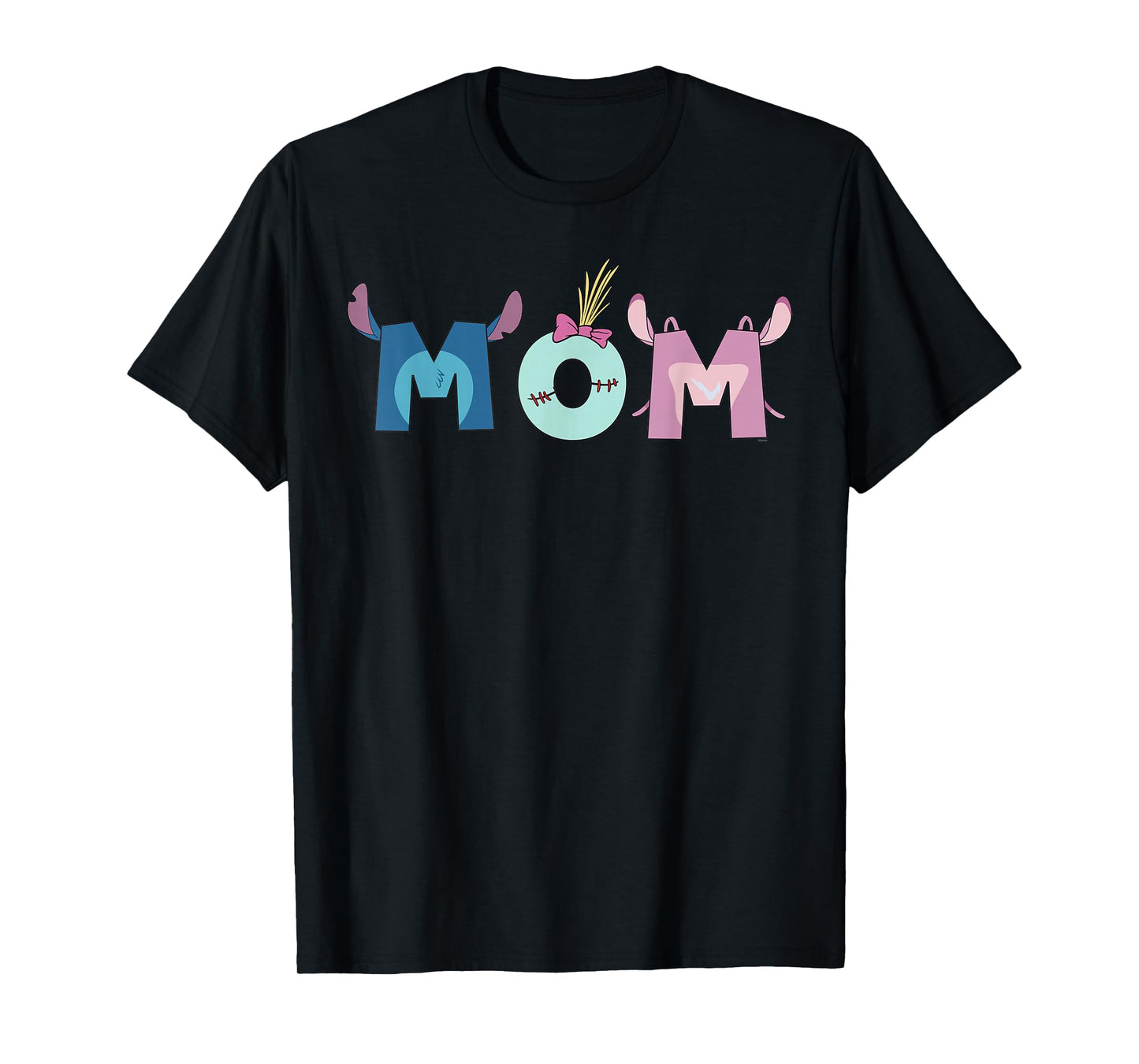 Disney Lilo & Stitch "Mom" Mother's Day Birthday Family Trip T-Shirt