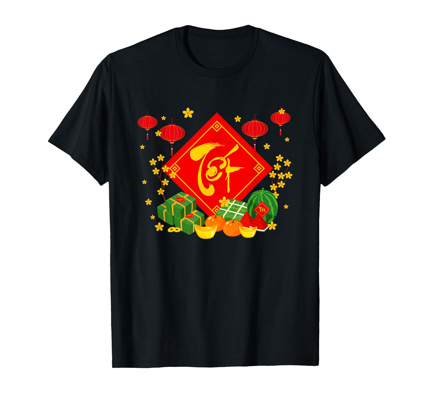 TET Holiday Traditional Vietnamese New Year Decoration T-Shirt