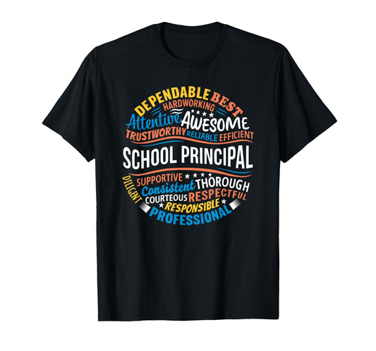 School Principal Shirts Funny Appreciation Principal Gifts T-Shirt