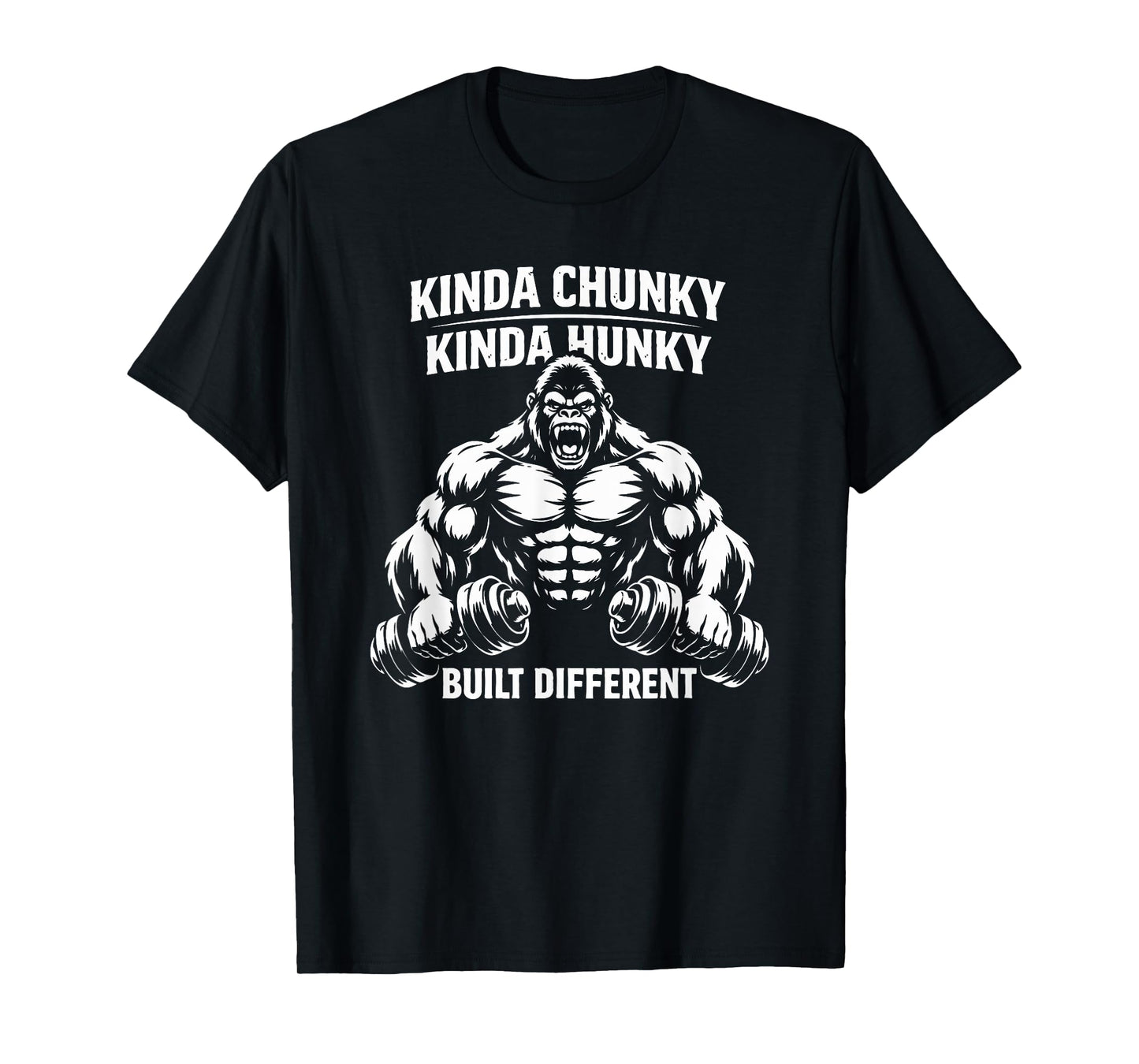 Kinda Chunky Kinda Hunky Fitness Humor Apparel Men T-Shirt