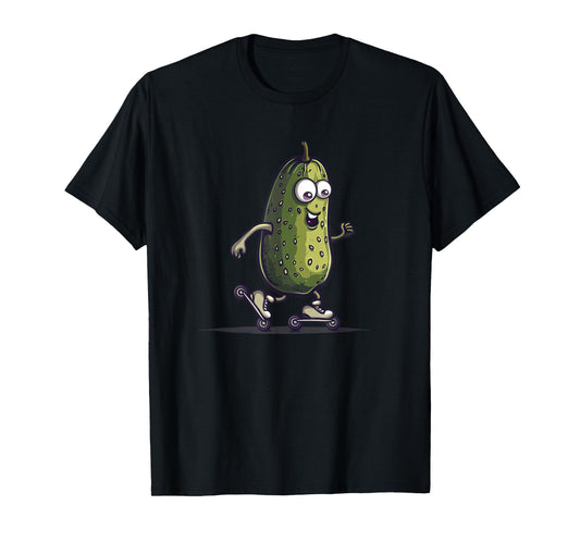 Sporty Pickle Costume for Inline Skates and skating Lovers T-Shirt