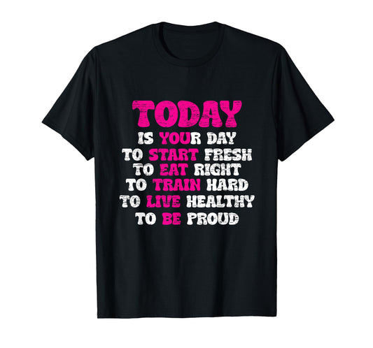 Gym Motivation Workout Quote Motivational Fitness Lover T-Shirt