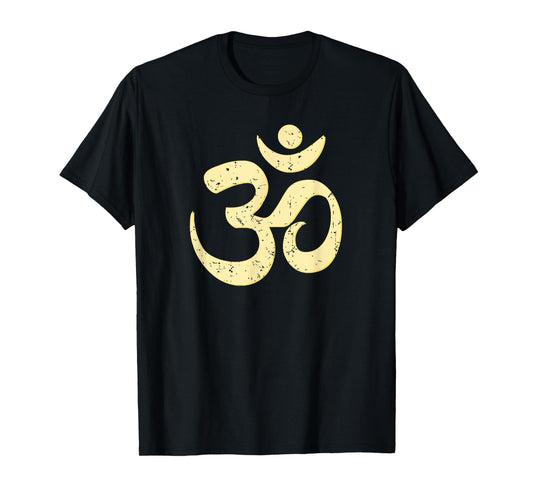 Rich Sphere Om Omkar Aum Symbol Spiritual Yoga Meditation Zen Vintage T-Shirt