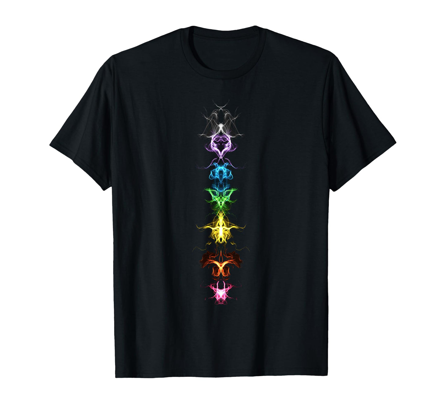 Chakras Fractal Buddhism Awareness Rainbow Power T-shirt T-Shirt