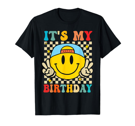 Bruh It's My Birthday Smile Birthday for Boys Kids T-Shirt
