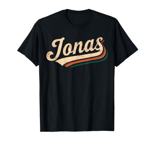 Jonas Retro Name Graphic Gift for Men Women Kid Boy Girl T-Shirt