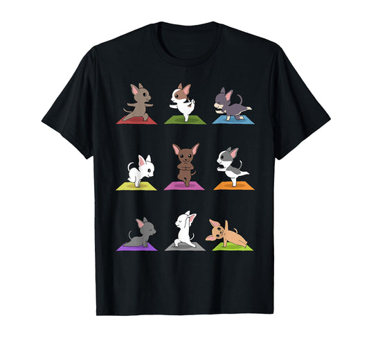 Chihuahua Yoga for a Yoga Workout Fan T-Shirt