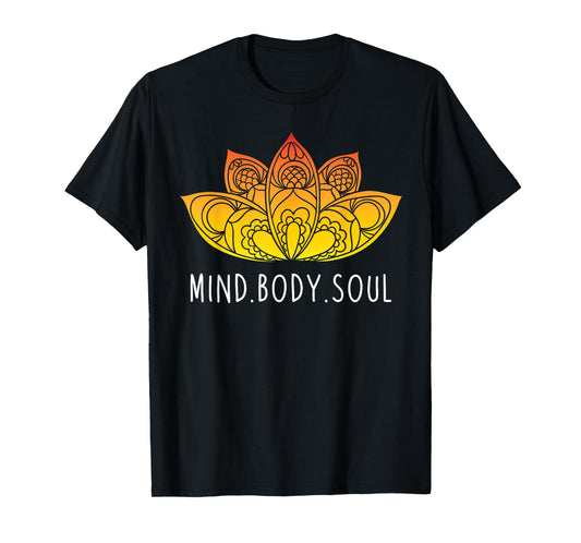Mind Body Soul Women Meditation Graphic Ideas T-Shirt