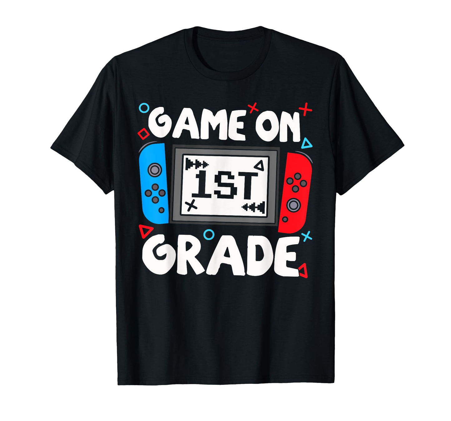 Funny Gamer Game On 1st Grade Back To School Kids Boys T-Shirt