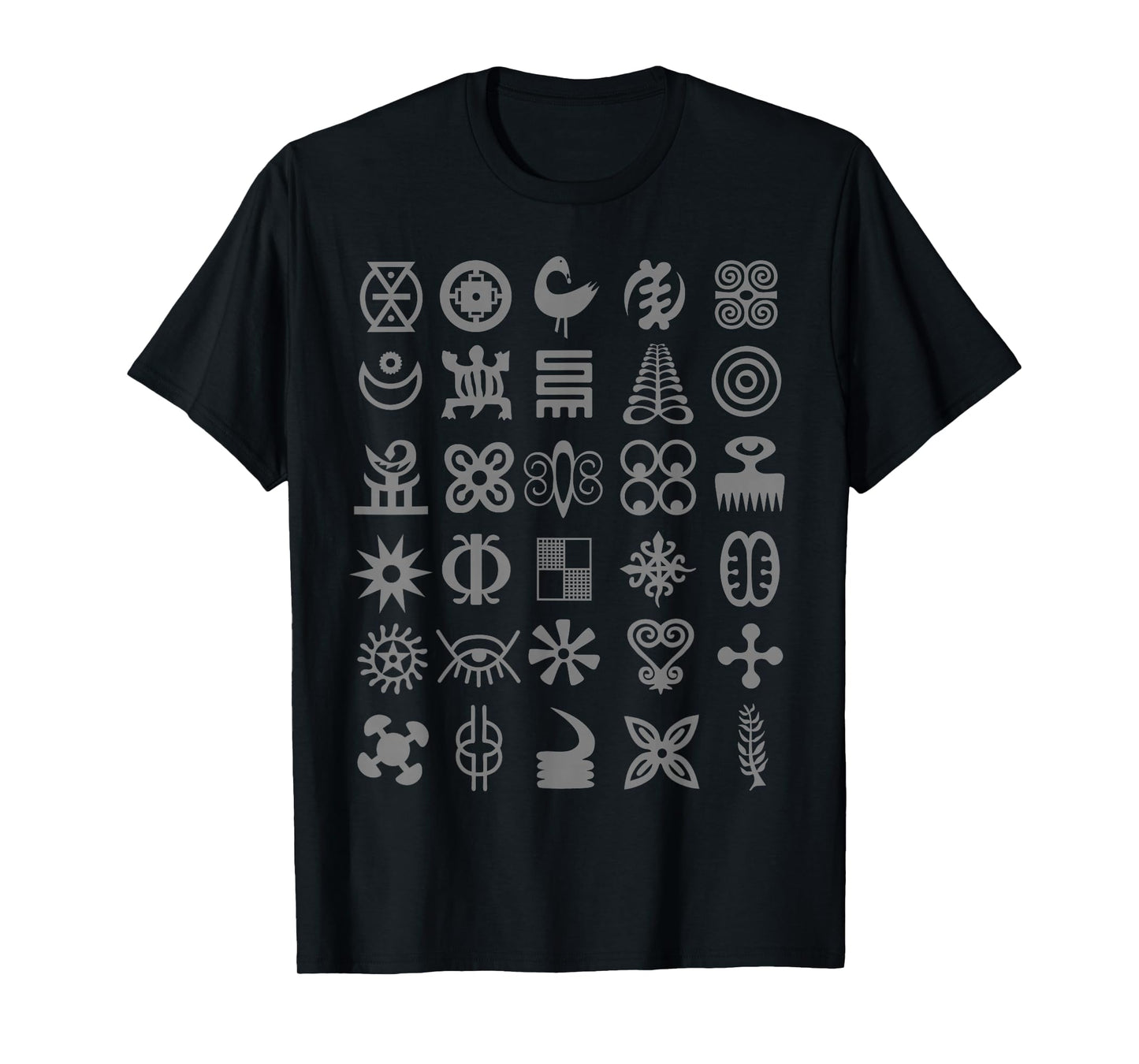 Adinkra Symbols from Ghana Collection Art African Tribal T-Shirt