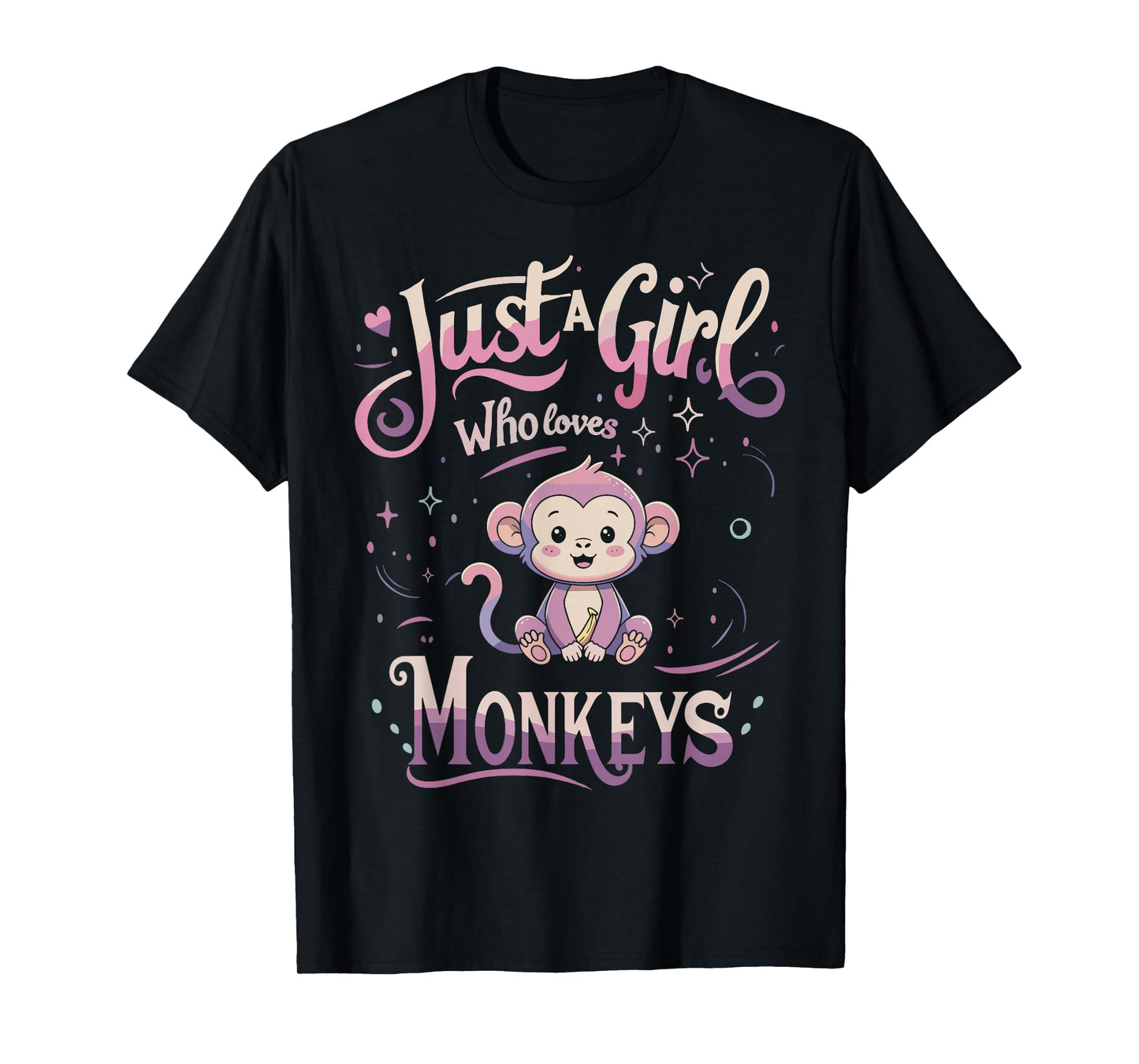 Monkey Shirt Cute Men Women T-Shirt