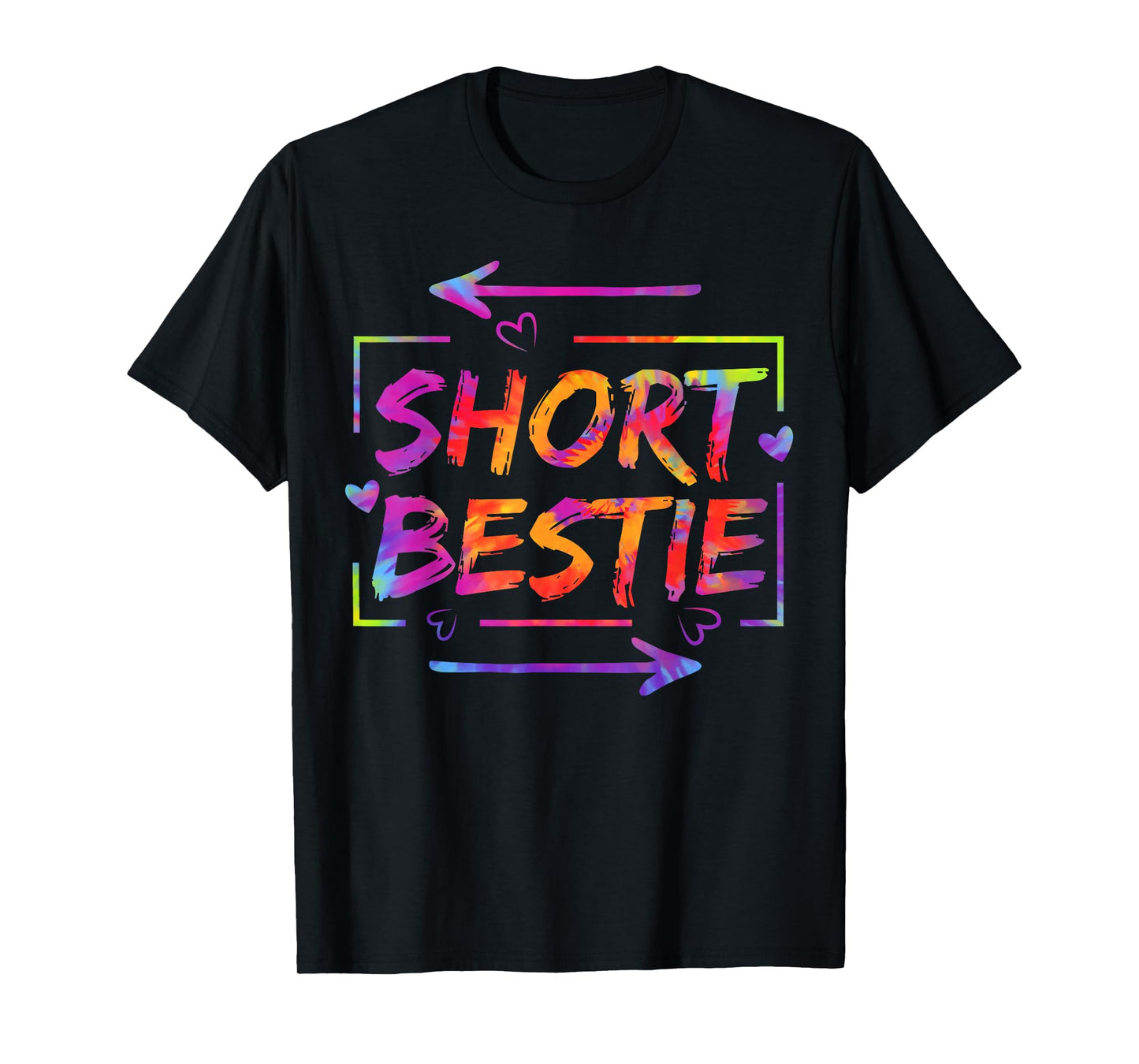 Best Friend Matching Tall Short Bestie Besties Matching BFF T-Shirt