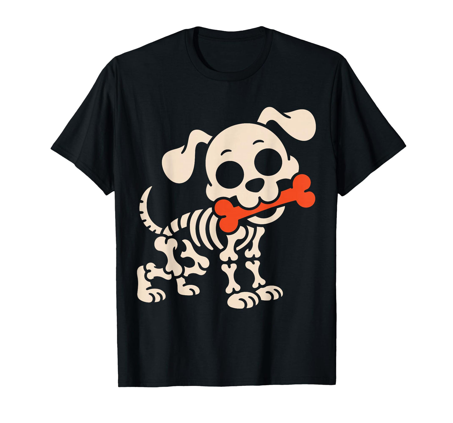 Funny Dog Halloween Skeleton Costume Spooky Season T-Shirt