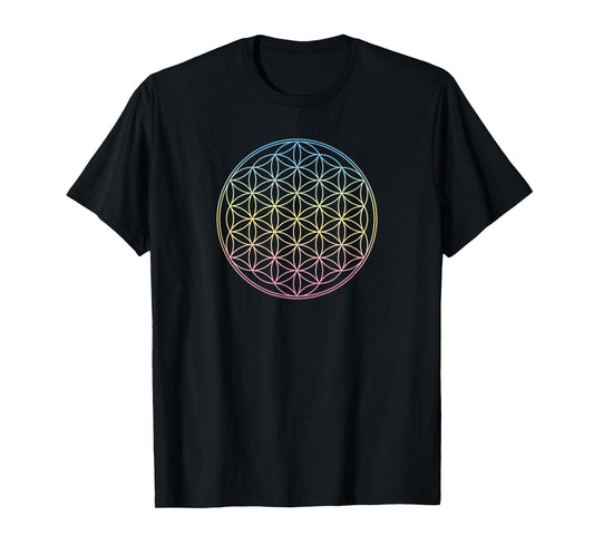 Flower of life, Sacred Geometrie, Yoga, Health, Protection T-Shirt
