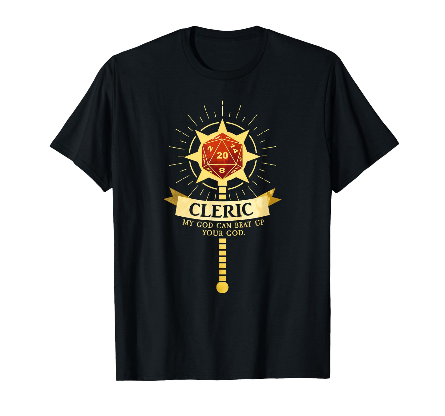 Cleric Class RPG Roleplaying Gamer T-Shirt