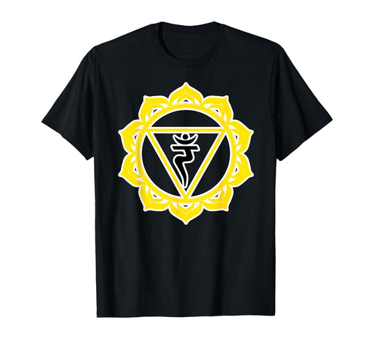 Yoga Manipura Solar Plexus Wisdom Power Yellow Chakra T-Shirt