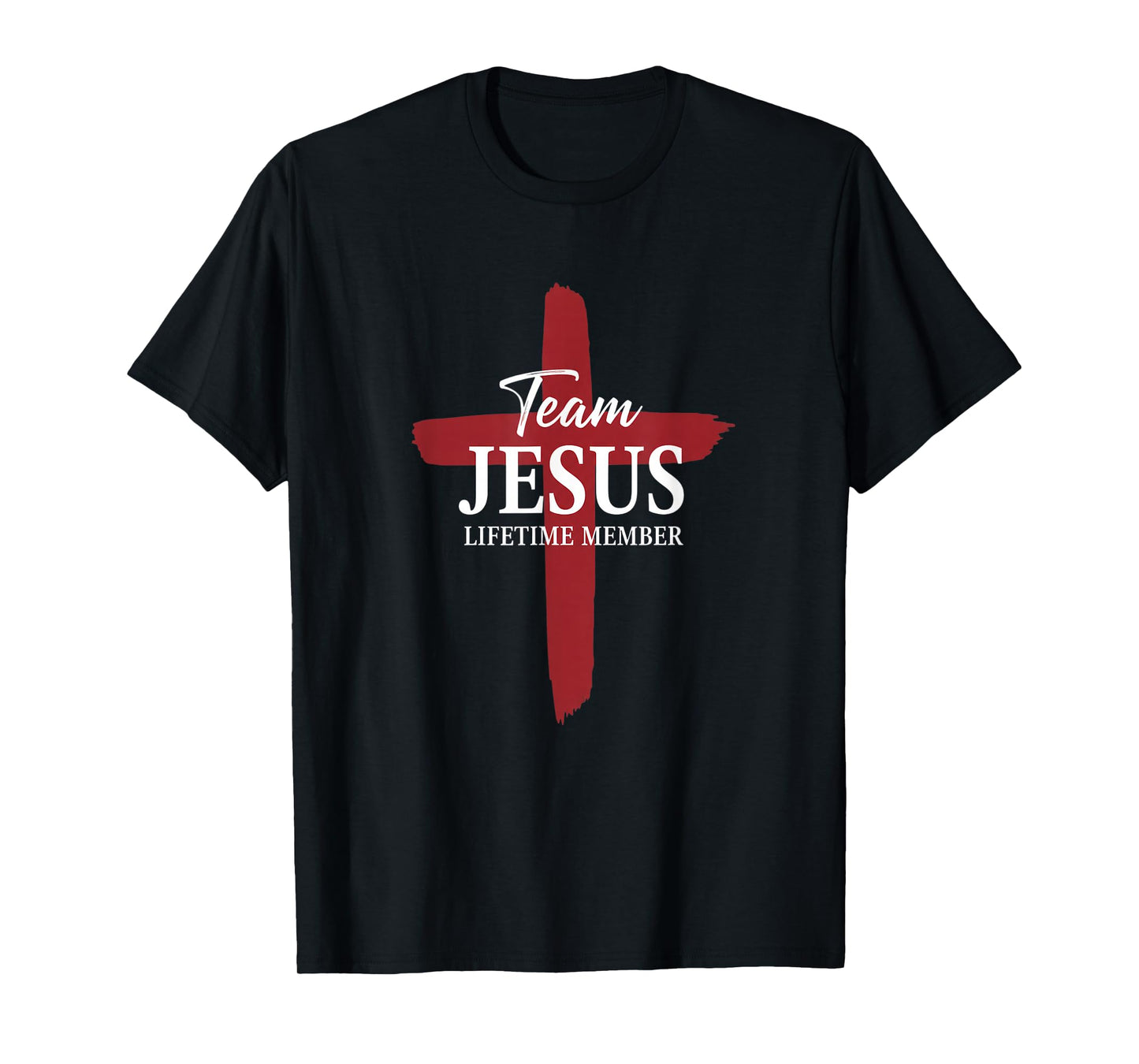 Christian Team Jesus Lifetime Member Cross Faith T-Shirt