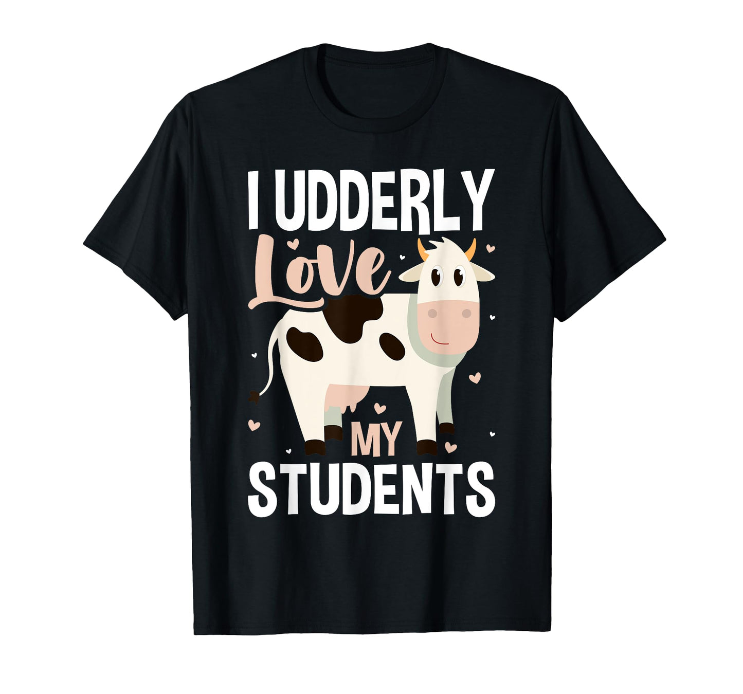 Cow Teacher Lover T-Shirt for Men Women Girls Kids