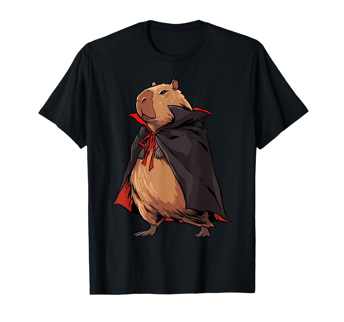Capybara Shirt Halloween Capybara Vampire Vampybara Rodent T-Shirt